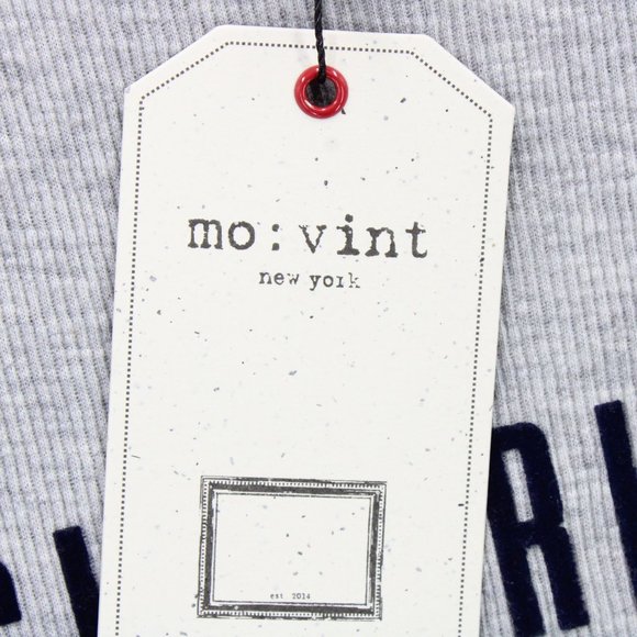 Mo:vint By Anthropologie Blouse Top Womens Gray Silverelake Short Sleeve L NWT - Picture 7 of 10